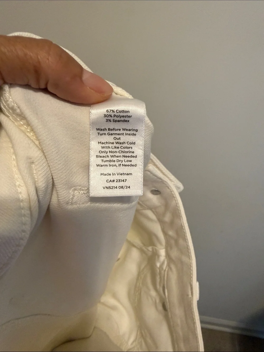 Talbots White Straight-Leg Jeans